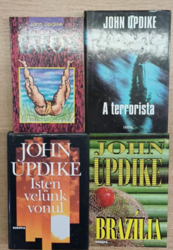 John Updike - 4 db John Updike kötet: Párok - A terrorista - Isten velünk vonul - Brazília