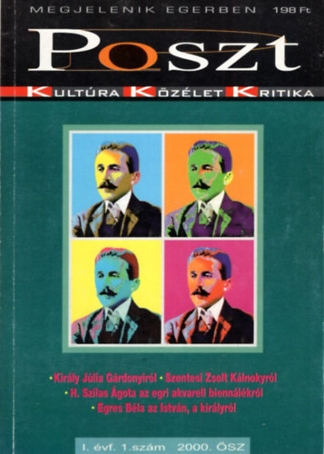 K�csor Zsolt - Poszt - Kult�ra - K�z�let - Kritika I. �vf. 1. sz�m  2000. �sz