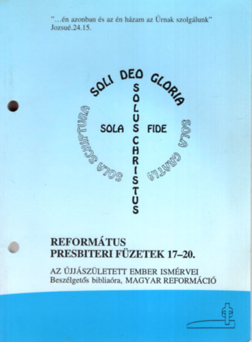 (ism. szerző) - Református presbiteri füzetek 17-20