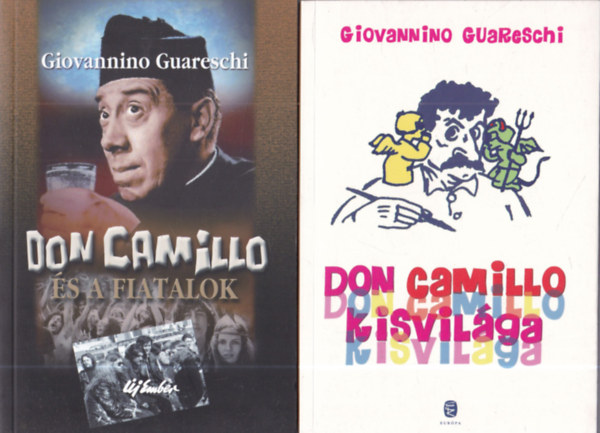 Giovannino Guareschi - 2 db Don Camillo: Don Camillo kisvil�ga + Don Camillo �s a fiatalok
