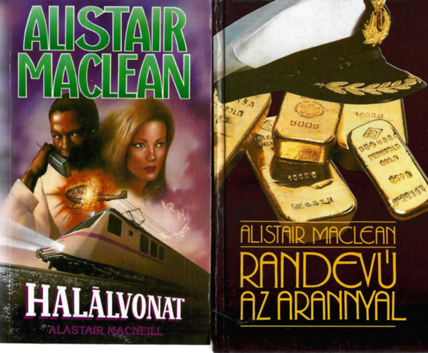 Alistair MacLean - 2 db knyv, Hallvonat, Randev az arannyal