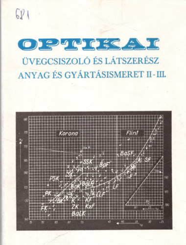 Zsilinszky Lszl - Optikai veg csiszol s ltszersz anyag s gyrtsismeret II-III.