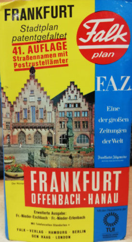 Stadtplan Frankfurt Offenbach-Hanau 41. Auflage Falkplan