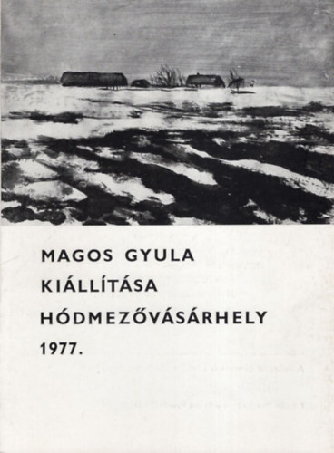 Dmtr Jnos - Magos Gyula  festmvsz  killtsa Hdmezvsrhely 1977. prilis