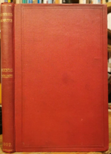 Bernard Quaritch - A Catalogue of Oriental History Languages and Literature