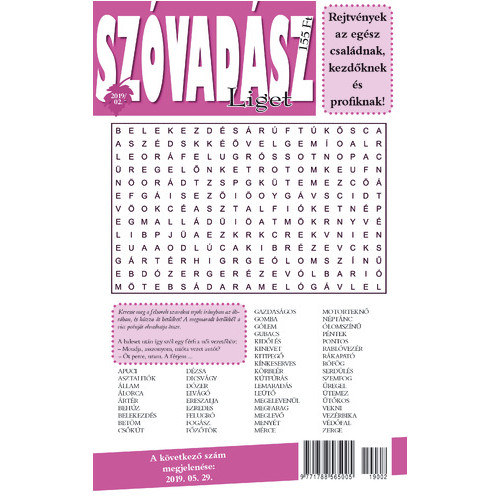 Szvadsz Liget 2019/2.