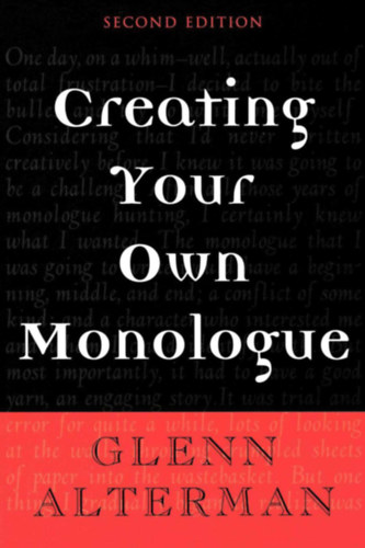GlenN Alterman - Creating your own monologue (Saját monológ készítése) ANGOL NYELVEN