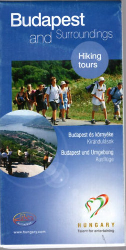 Budapest és környéke Kirándulások - térkép (2004-es)