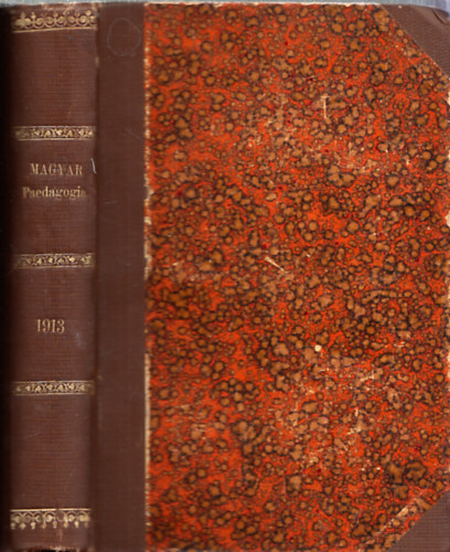 Dr. Imre Sándor (szerk.) - Magyar paedagogia 1913. (XXII., teljes évfolyam)