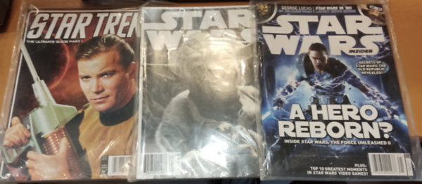 3 db Filmes magazin Star Trek s Star Wars tmban