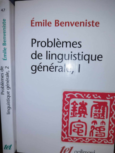 Problemes de linguistique gnrale I-II.
