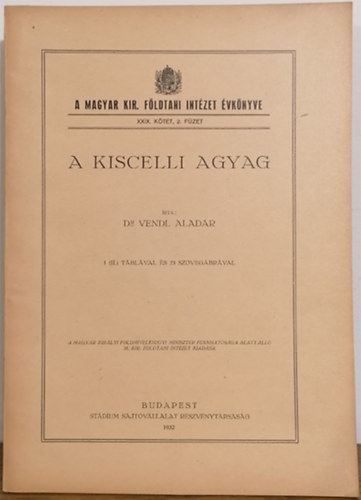 Dr. Vendl Alad�r - A Kiscelli agyag
