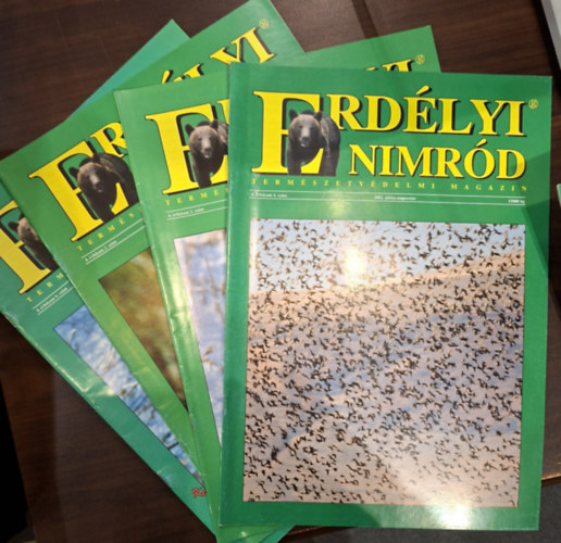 Szabó László (szerk.) - 4 db Erdélyi Nimród - Természetvédelmi Magazin - 2002. július-augusztus, (4. évfolyam 4. szám) + 2002. március-április (4. évfolyam 2. szám) + 2002. május-június (4. évfolyam 3. szám) + 2002. november-december (4. évfolyam 6.szám)