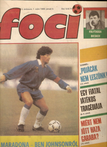 Foci II. évfolyam 1989/1-52. szám - egybekötve