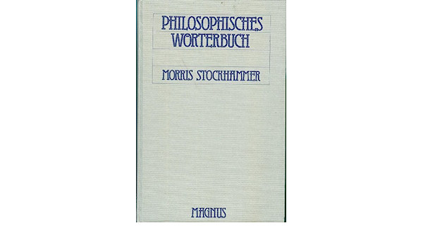 Philosophisches Wrterbuch