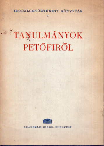 P�ndi; T�th  (szerk.) - Tanulm�nyok Pet�fir�l