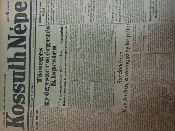 Felkai Ferenc; szerk- - Kossuth N�pe 1945 szeptember