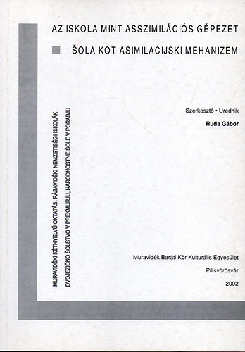 Szerk:Ruda Gbor - Az iskola mint asszimilcis gpezet (Magyar-szlovn)