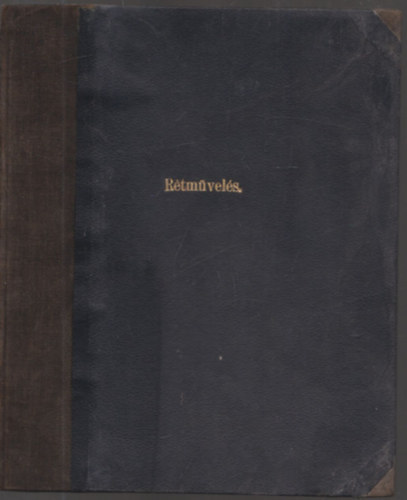 Rtmvels - Magyarvri mezgazdasgi tanknyv XIX. szzad