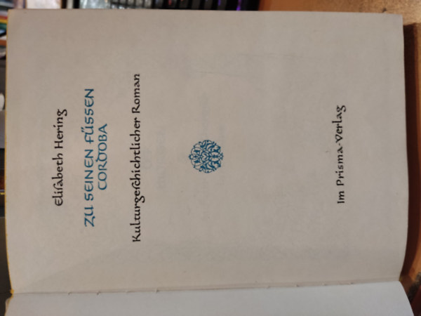 Elisabeth Hering - Zu seinen F��en (f�ssen) Cordoba