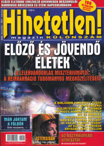 Hihetetlen! magazin klnszm 2020. december - 2021. mrcius