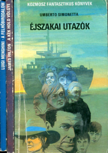 James Hilton - Umberto Simonetta - Luigi Menghini - 3 db Kozmosz és Galaktika fantasztikus könyv
