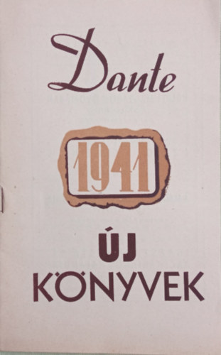 Dante 1941 j knyvek