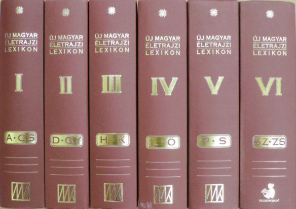 Mark� L�szl�  (f�szerk.) - �j magyar �letrajzi lexikon I-VI.