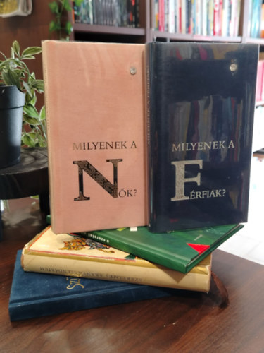 KÖNYVMENTŐ AJÁNLAT 5 DB. AJÁNDÉKKÖNYVEK. Milyenek a férfiak?, Milyeneka nők?, A szeretet ajándéka, Szerelmes Arany Kalendárium, Születésnapra