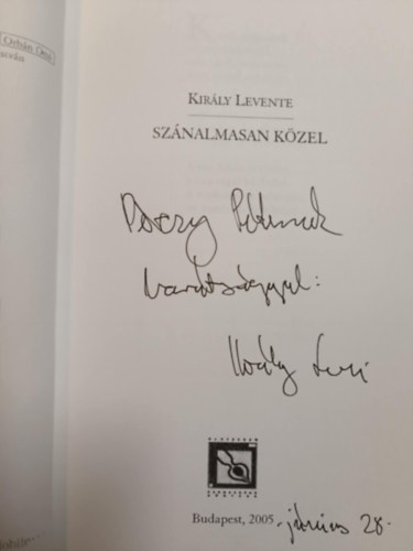 Király Levente - Szánalmasan közel