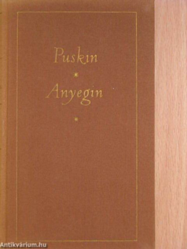 Alexander Szergejevics Puskin - Anyegin