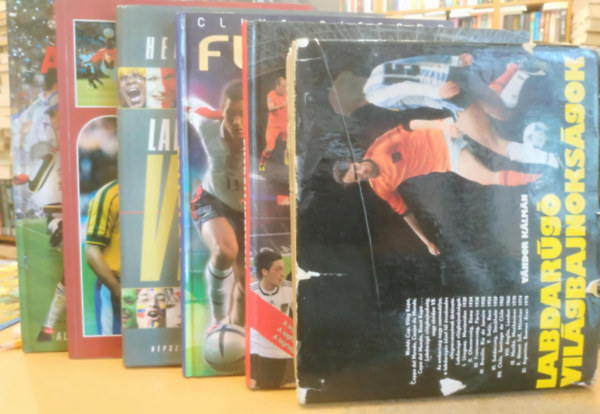 Jens Dreisbach, Clive Gifford, Hegyi Ivn, Thaly Zoltn Ifj., Pter Gyula Vndor Klmn - 6 db Labdargs: Kpmesk (A 16. labdarg-vilgbajnoksg pillanataibl); Labdarg VB-knyv; Futball enciklopdia; Eurpa futballnemzetei; Labdarg vilgbajnoksgok; A futball vilga (A mi vilgunk)