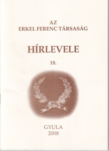 Sz�ke Margit - Az Erkel Ferenc T�rsas�g H�rlevele 18.