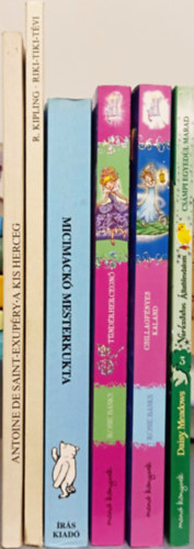 6 DB MESEKNYV:EXUPRY:A KIS HERCEG+KIPLING:RIKI-TIKI-TVI+MICIMACK MESTERKUKTA-WINNIE-THE-POOH THE MASTER CHEF+BANKS:TNDRHERCEGN+BANKS:CSILLAGFNYES KALAND+MEADOWS:CSMPI EGYEDL MARAD