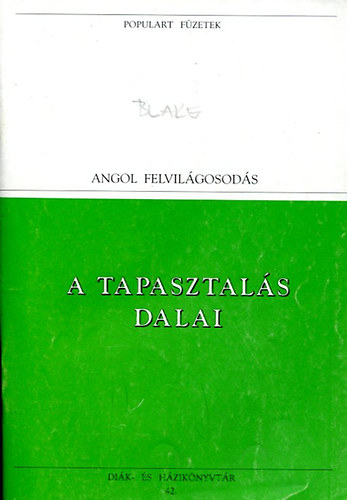 William Blake - A tapasztalás dalai (populart)