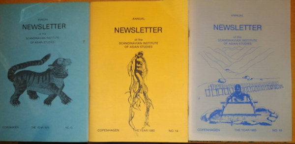 Anon - 3 fzet Annual Newsletter szrvnyszm: 1976: No.10 + 1980: No.14 + 1985: No.19