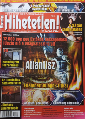 Hihetetlen! magazin IX. �vfolyam 9. (95.) sz�m 2009. szeptember