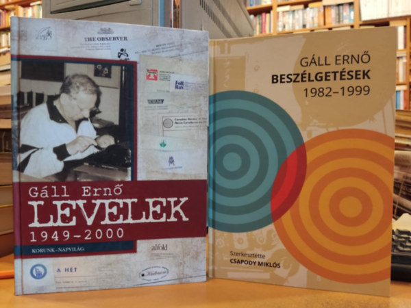 G�ll Ern� - 2 db G�ll Ern�: Levelek 1949-2000 + Besz�lget�sek 1982-1999 + 1 CD