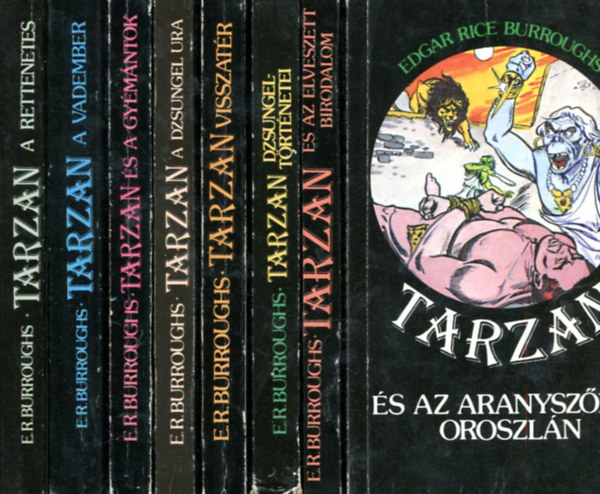 Edgar Rice Borroughs - 8 db Tarzan ktet