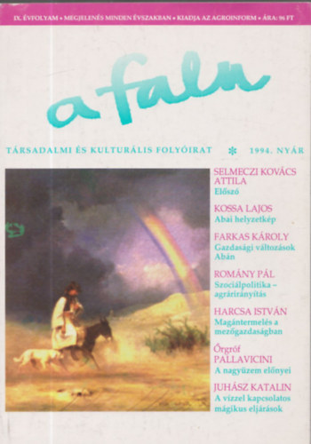 Lukcsi Blint  (szerk.) - A falu - Trsadalmi s kulturlis folyirat 1994. nyr