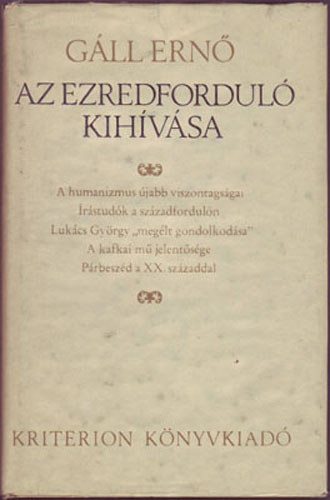 Gáll Ernő - Az ezredforduló kihívása