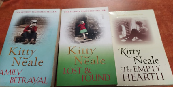 Kitty Neale - 3 db Kitty Neale knyv angolul: Lost&Found,The Empty Hearth,Family Betrayal