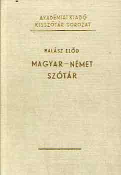 Halsz Eld - Magyar-nmet kissztr (Halsz)