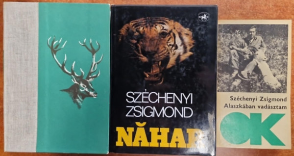 Szchenyi Zsigmond - 3db Szchenyi Zsigmond knyv: nnepnapok, Alaszkban vadsztam,Nhar