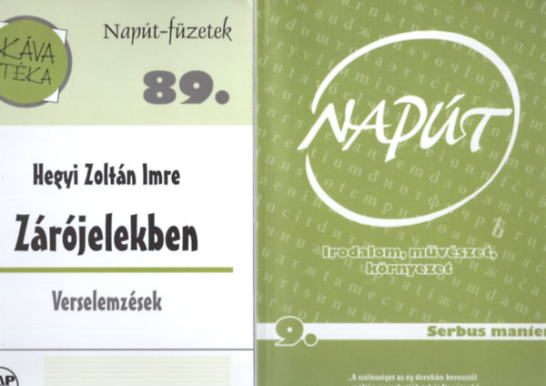 Bba Szilvia - Napt 9. 2014. november + Napt -fzetek 89.