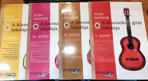 Suba Sndor - 4 db A klasszikus gitr iskolja