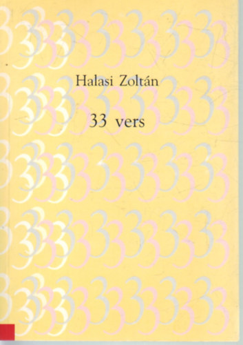 Halasi Zolt�n - Halasi Zolt�n 33 vers