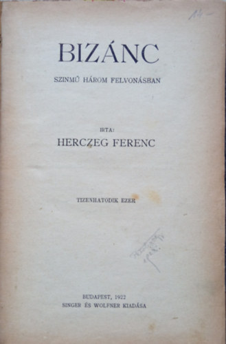 Herczeg Ferenc - Biznc