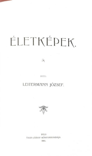 Leitermann Jzsef - letkpek