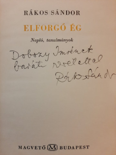 Rákos Sándor - elforgó ég